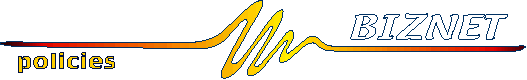 BizNet policies logo